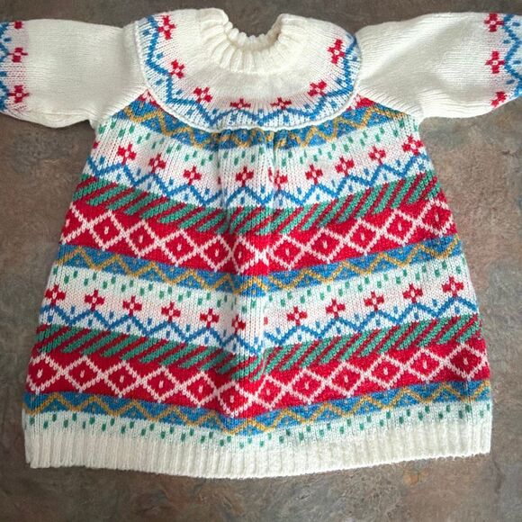 Clayeux Nordic Sweater Set 2T 2pc Sweater Outfit - Picture 2 of 6